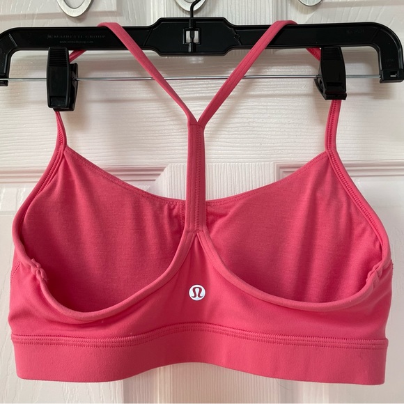 Lululemon Flow Y Bra Nulu, Size 8, Guava Pink - Picture 7 of 7